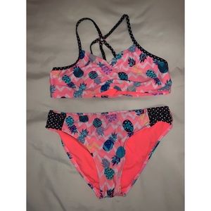 Two piece swim suit